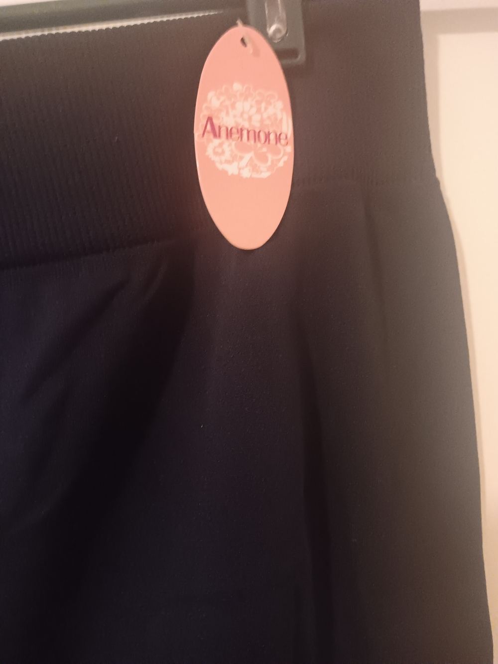 Anemone BellanBlue Navy Blue Ultra Soft Cozy Fleece Lined Leggings NWT O/S - Picture 5 of 5